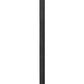 Z-Lite Hartwell 5019PHXLS-536P-BK 5-Light Candelabra Bulb Base Sand Black Aluminum Clear Seedy Glass Shade Outdoor Post Mounted Fixture