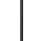 Z-Lite Hartwell 5019PHXLS-536P-BK 5-Light Candelabra Bulb Base Sand Black Aluminum Clear Seedy Glass Shade Outdoor Post Mounted Fixture