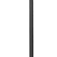 Z-Lite Hartwell 5019PHXXLS-536P-BK 6-Light Candelabra Bulb Base Sand Black Aluminum Clear Seedy Glass Shade Outdoor Post Mounted Fixture