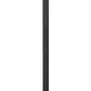 Z-Lite Hartwell 5019PHXXLS-536P-BK 6-Light Candelabra Bulb Base Sand Black Aluminum Clear Seedy Glass Shade Outdoor Post Mounted Fixture