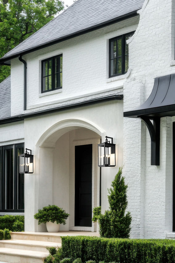 Z-Lite Hartwell 5019XL-BK 5-Light Candelabra Bulb Base Sand Black Aluminum Clear Seedy Glass Shade Outdoor Wall Light