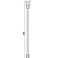 Z-Lite Helix 591PHM-519P-BK 1-Light Black Aluminum Frame Clear Seedy Glass Shade Outdoor Post Mounted Fixture
