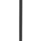 Z-Lite Helix 591PHM-519P-BK 1-Light Black Aluminum Frame Clear Seedy Glass Shade Outdoor Post Mounted Fixture