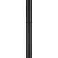 Z-Lite Helix 591PHM-567P-BK 1-Light Black Aluminum Frame Clear Seedy Glass Shade Outdoor Post Mounted Fixture