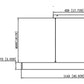Z-Lite Hudson 45" 1-Light LED Aluminum Matte Black Frame Frosted Plastic Shade Linear Chandelier