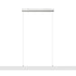 Z-Lite Hudson 72" 1 -Light LED-Integrated Brushed Nickel Aluminum Frame Frosted Plastic Shade Linear Chandelier