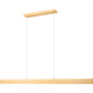 Z-Lite Hudson 72" 1 -Light LED-Integrated Gold Aluminum Frame Frosted Plastic Shade Linear Chandelier