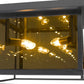 Z-Lite Infinity 16" 4-Light Misty Charcoal Flush Mount Lighting With Smoke Mirror Glass Shade