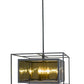 Z-Lite Infinity 20" 8-Light Misty Charcoal Pendant Light With Smoke Mirror Glass Shade