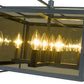 Z-Lite Infinity 20" 8-Light Misty Charcoal Pendant Light With Smoke Mirror Glass Shade