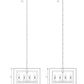 Z-Lite Infinity 20" 8-Light Misty Charcoal Pendant Light With Smoke Mirror Glass Shade