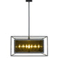 Z-Lite Infinity 24" 12-Light Misty Charcoal Pendant Light With Smoke Mirror Glass Shade