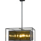 Z-Lite Infinity 24" 12-Light Misty Charcoal Pendant Light With Smoke Mirror Glass Shade