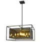 Z-Lite Infinity 24" 12-Light Misty Charcoal Pendant Light With Smoke Mirror Glass Shade