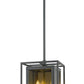 Z-Lite Infinity 8" 3-Light Misty Charcoal Mini Pendant Light With Smoke Mirror Glass Shade