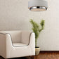 Z-Lite Jade 16" 3-Light Chrome Pendant Light With White Linen Fabric Shade