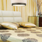 Z-Lite Jade 16" 3-Light Factory Bronze Pendant Light With White Linen Fabric Shade