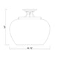 Z-Lite Joliet 16" 3-Light Burnished Brass Steel Frame Clear Glass Shade Semi-Flush Mount Lighting