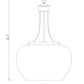 Z-Lite Joliet 16" 3-Light Matte Black Steel Pendant Light With Clear Glass Shade