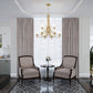 Z-Lite Joliet 31" 9-Light Burnished Brass Steel Frame Clear Glass Shade Chandelier