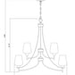 Z-Lite Joliet 31" 9-Light Burnished Brass Steel Frame Clear Glass Shade Chandelier