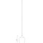 Z-Lite Joliet 6" 1-Light Matte Black Mini Pendant Light With Clear Glass Shade