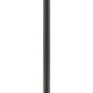 Z-Lite Jordan 10" W x 109" H 1-Light Oil Rubbed Bronze Aluminum Frame Clear Seedy Glass Shade Outdoor Post Mounted Fixture