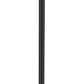 Z-Lite Jordan 12" W x 114" H 1-Light Black Aluminum Frame Clear Seedy Glass Shade Outdoor Post Mounted Fixture