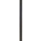 Z-Lite Jordan 12" W x 114" H 1-Light Oil Rubbed Bronze Aluminum Frame Clear Seedy Glass Shade Outdoor Post Mounted Fixture