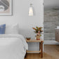 Z-Lite Julia 5" 1-Light Brushed Nickel Steel and Opal Glass Shade Wall Sconce