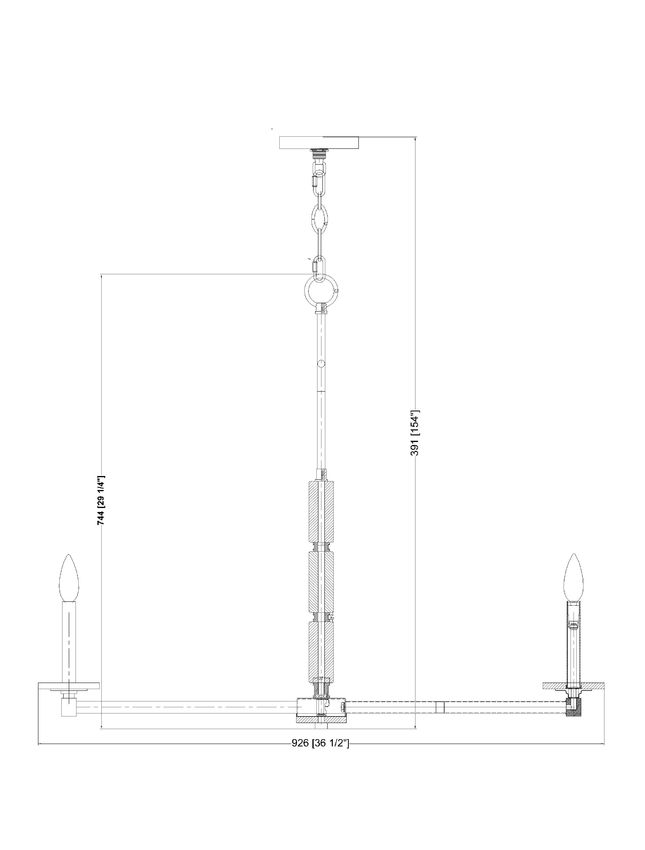 Z-Lite Kaden 8-Light Candelabra Bulb Base Modern Gold Steel Frame Stone Alabaster Chandelier
