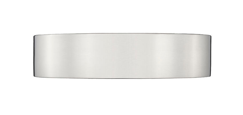 Z-Lite Kawan 12" 1-Light LED Brushed Nickel Flush Mount Lighting With Frosted Acrylic Shade