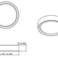 Z-Lite Kawan 12" 1-Light LED Matte Black Flush Mount Lighting With Frosted Acrylic Shade