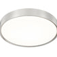 Z-Lite Kawan 20" 1-Light LED Brushed Nickel Flush Mount Lighting With Frosted Acrylic Shade