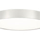 Z-Lite Kawan 20" 1-Light LED Brushed Nickel Flush Mount Lighting With Frosted Acrylic Shade