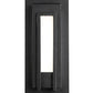 Z-Lite Keaton 6" 1-Light LED Black Aluminum Outdoor Wall Sconce With White Glass Shade