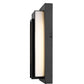 Z-Lite Keaton 6" 1-Light LED Black Aluminum Outdoor Wall Sconce With White Glass Shade