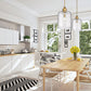 Z-Lite Kinsley 12" 1-Light Heirloom Gold Pendant Light With Clear Seeded Glass Shade
