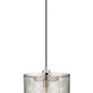 Z-Lite Kipton 11" 1-Light Polished Nickel Pendant Light With Clear Glass Shade