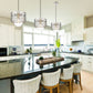 Z-Lite Kipton 11" 1-Light Polished Nickel Pendant Light With Clear Glass Shade