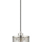 Z-Lite Kipton 6" 1-Light Polished Nickel Mini Pendant Light With Clear Glass Shade