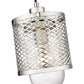 Z-Lite Kipton 6" 1-Light Polished Nickel Mini Pendant Light With Clear Glass Shade