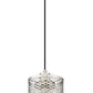 Z-Lite Kipton 6" 1-Light Polished Nickel Mini Pendant Light With Clear Glass Shade