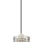Z-Lite Kipton 6" 1-Light Polished Nickel Mini Pendant Light With Clear Glass Shade