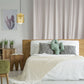 Z-Lite Kipton 6" 1-Light Rubbed Brass Mini Pendant Light With Clear Glass Shade