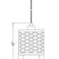 Z-Lite Kipton 6" 1-Light Rubbed Brass Mini Pendant Light With Clear Glass Shade