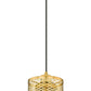 Z-Lite Kipton 6" 1-Light Rubbed Brass Mini Pendant Light With Clear Glass Shade