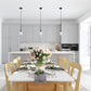 Z-Lite Kira 5" 1-Light Matte Black Steel and Clear Glass Shade Pendant Light