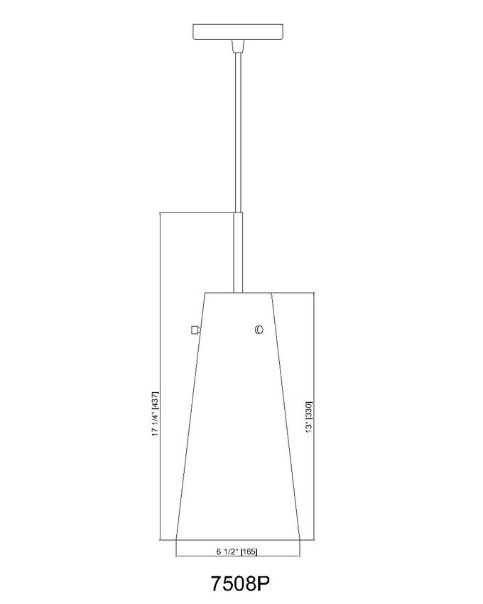 Z-Lite Kira 7" 1-Light Modern Gold and Clear Glass Shade Pendant Light