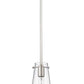 Z-Lite Kira 7508MP-ROD 5" 1-Light Brushed Nickel Steel and Clear Glass Shade Pendant Light